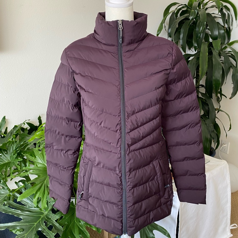 Warm and Lightweight Purple Puff Jacket